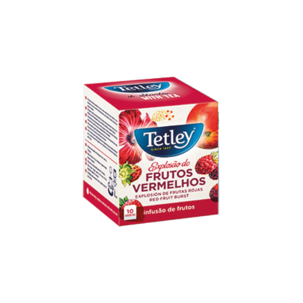 [CHTLEY106] Cha Tetley Exp.F/ Frutos Vermelhos 10Saq