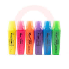 [MARC.4CORES] Marcador Florescente 2Pcs 8883/8892