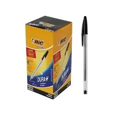 [325421720] CANETA BIC CRISTAL MEDIUM PRETA 1.0mm (1x50)