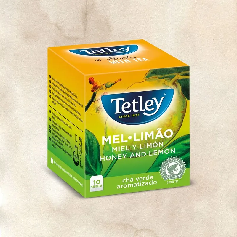 [32612737] CHA TETLEY MEL E LIMÃO 10 SAQ